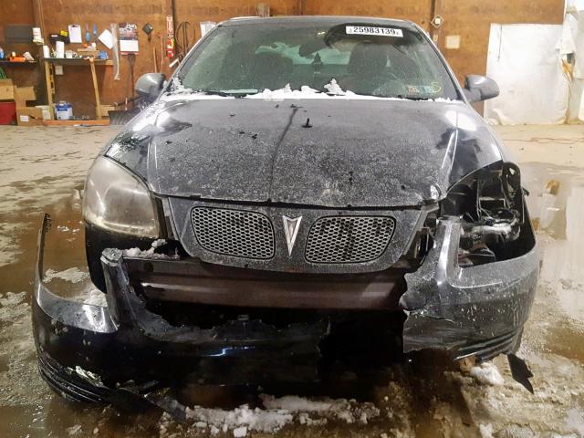 1G2AS18H497241633 - 2009 PONTIAC G5 BLACK photo 9