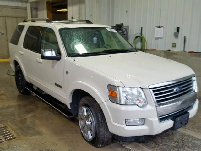 1FMEU75867UB25570 - 2007 FORD EXPLORER L WHITE photo 1