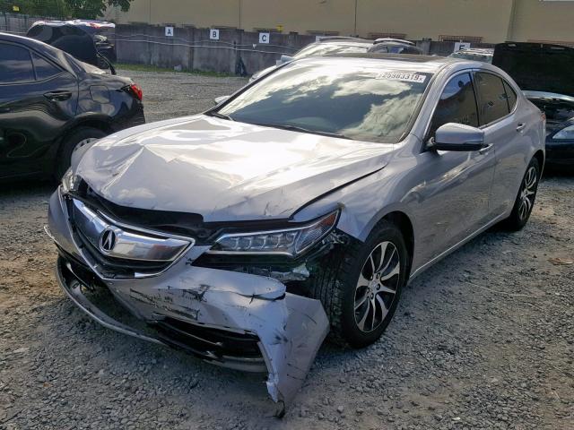 19UUB1F37HA006131 - 2017 ACURA TLX SILVER photo 2