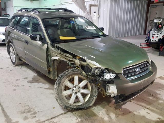 4S4BP61C367315290 - 2006 SUBARU LEGACY OUT GREEN photo 1