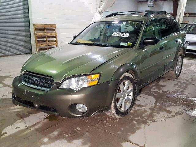 4S4BP61C367315290 - 2006 SUBARU LEGACY OUT GREEN photo 2