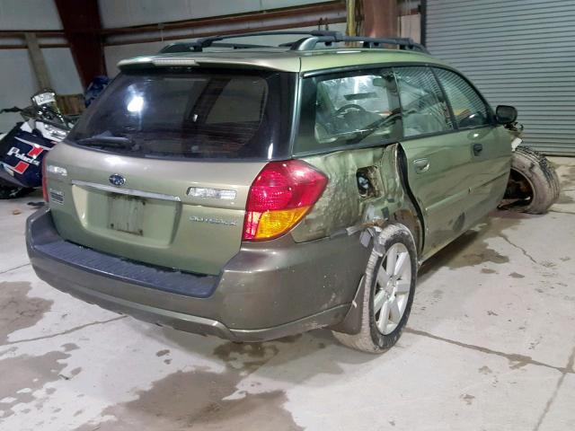 4S4BP61C367315290 - 2006 SUBARU LEGACY OUT GREEN photo 4