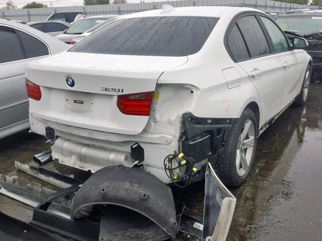 WBA3C1C52EK115323 - 2014 BMW 328 I SULE WHITE photo 4