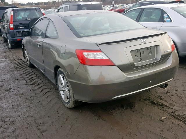 2HGFG12938H548476 - 2008 HONDA CIVIC EXL GRAY photo 3