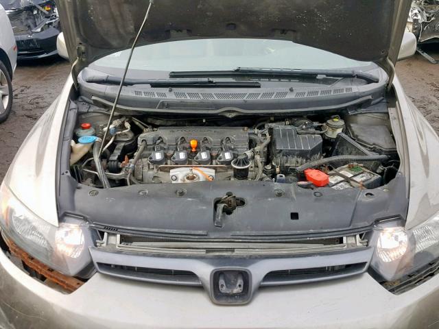 2HGFG12938H548476 - 2008 HONDA CIVIC EXL GRAY photo 7