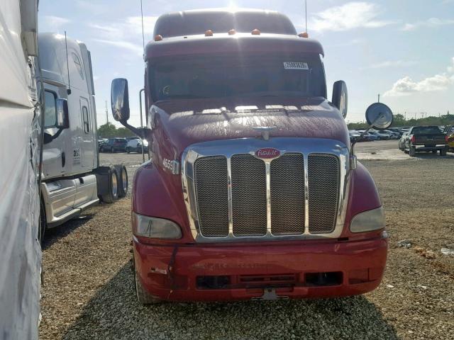 1XP7D49X8AD104559 - 2010 PETERBILT 387 RED photo 1