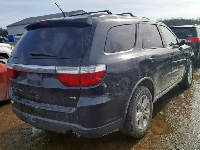 1D4RE4GG5BC638400 - 2011 DODGE DURANGO CR BLACK photo 4