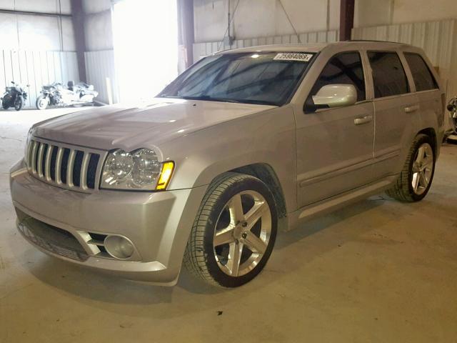 1J8HR78347C556216 - 2007 JEEP GRAND CHER SILVER photo 2