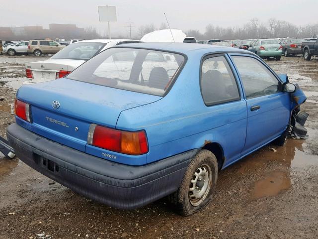 JT2EL46S4P0275600 - 1993 TOYOTA TERCEL STD BLUE photo 4