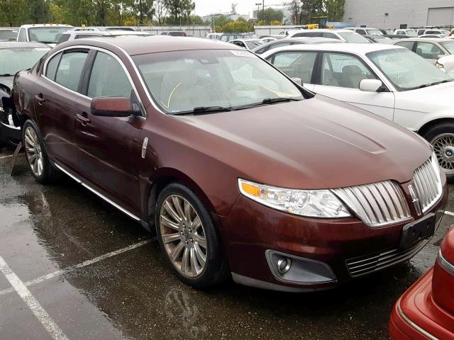 1LNHM93R29G611864 - 2009 LINCOLN MKS MAROON photo 1