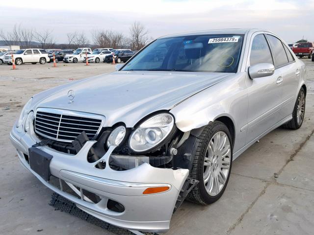 WDBUF56J76A937832 - 2006 MERCEDES-BENZ E 350 SILVER photo 2