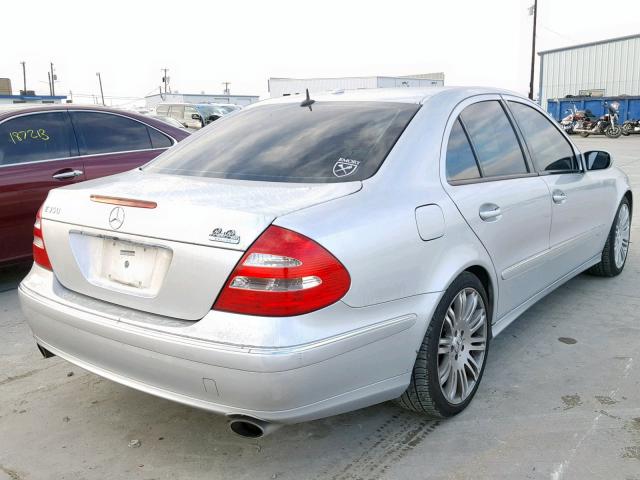 WDBUF56J76A937832 - 2006 MERCEDES-BENZ E 350 SILVER photo 4