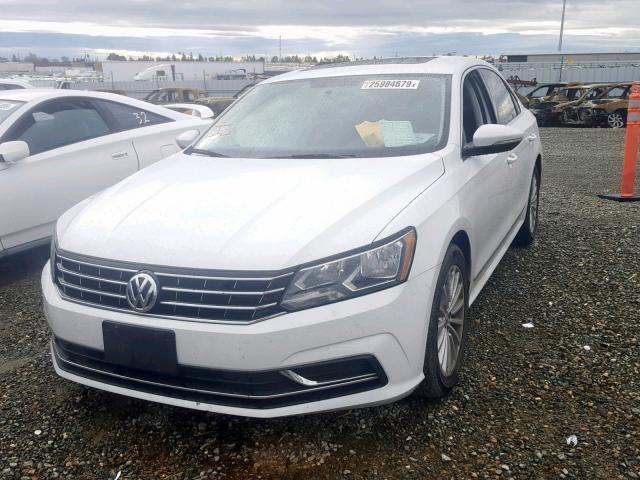 1VWBT7A37HC009951 - 2017 VOLKSWAGEN PASSAT SE WHITE photo 2