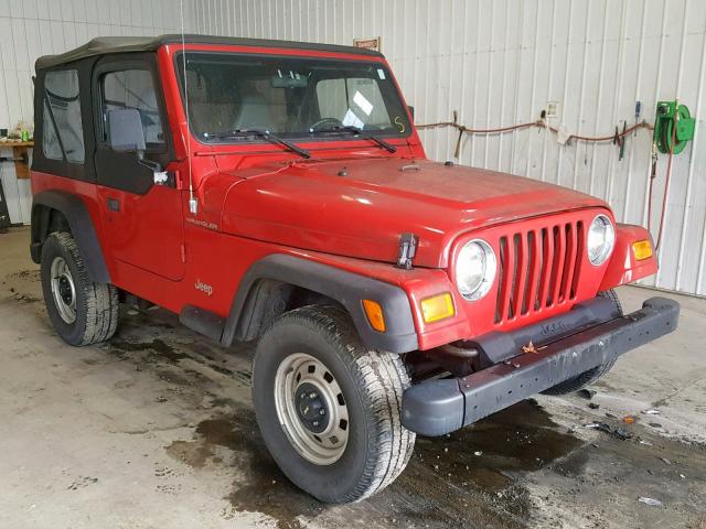 1J4FY29P2VP547844 - 1997 JEEP WRANGLER / RED photo 1