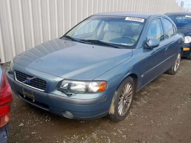 YV1RS58D032277594 - 2003 VOLVO S60 2.4T BLUE photo 2