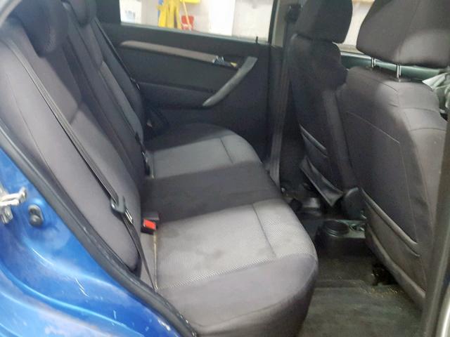 KL1TD56E59B341565 - 2009 CHEVROLET AVEO LS BLUE photo 6