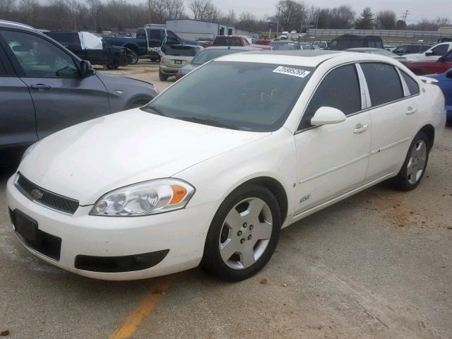 2G1WD58CX89275668 - 2008 CHEVROLET IMPALA SUP თეთრი ფოტო 2