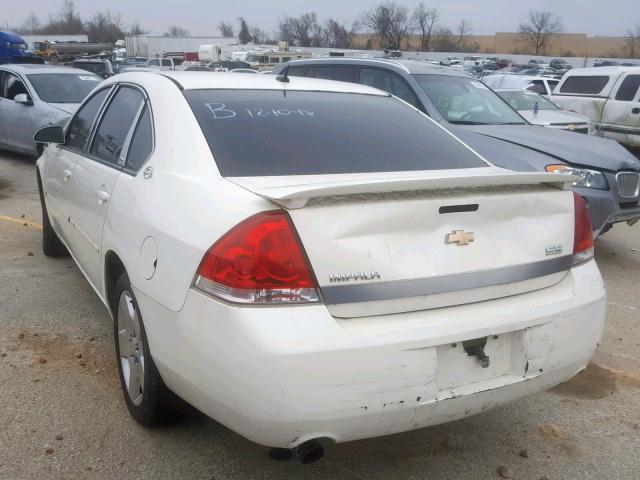 2G1WD58CX89275668 - 2008 CHEVROLET IMPALA SUP თეთრი ფოტო 3