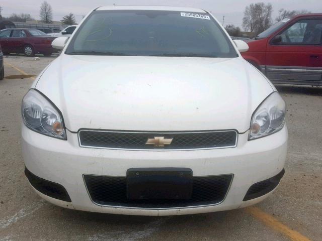2G1WD58CX89275668 - 2008 CHEVROLET IMPALA SUP თეთრი ფოტო 9