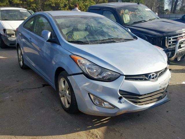 KMHDH6AE1DU014099 - 2013 HYUNDAI ELANTRA CO BLUE photo 1