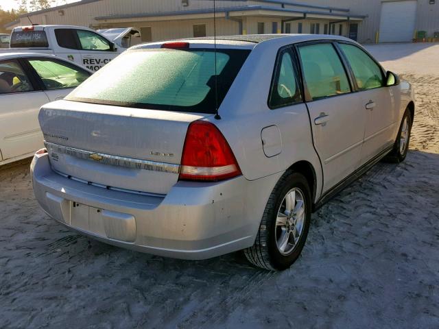 1G1ZT62805F225083 - 2005 CHEVROLET MALIBU MAX ვერცხლისფერი ფოტო 4