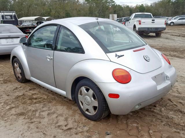 3VWCA21C8YM432923 - 2000 VOLKSWAGEN NEW BEETLE Gümüş foto 3