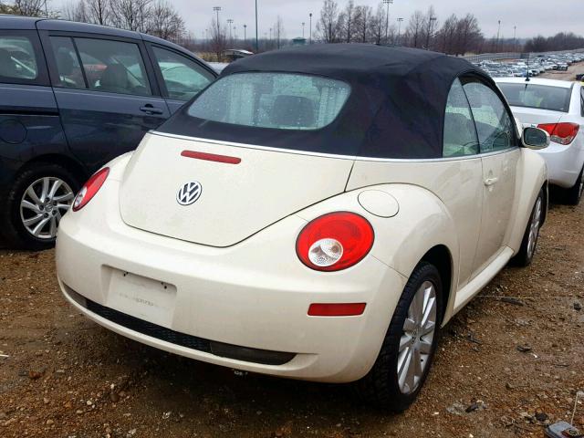 3VWRG31Y98M406731 - 2008 VOLKSWAGEN NEW BEETLE Bej foto 4