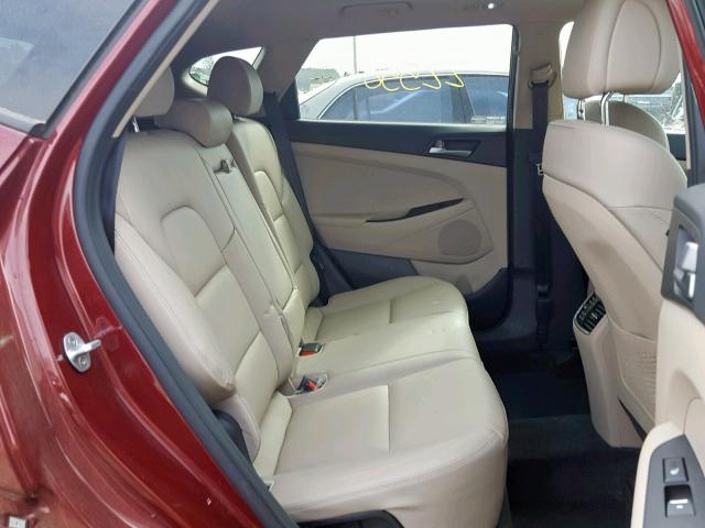 KM8J33A23GU124811 - 2016 HYUNDAI TUCSON LIM RED photo 6