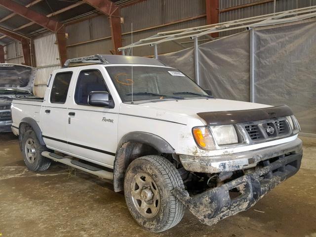 1N6ED27T8YC407223 - 2000 NISSAN FRONTIER C WHITE photo 1