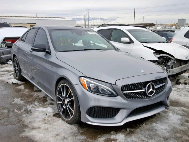 55SWF6EB7GU111984 - 2016 MERCEDES-BENZ C 450 4MAT GRAY photo 1