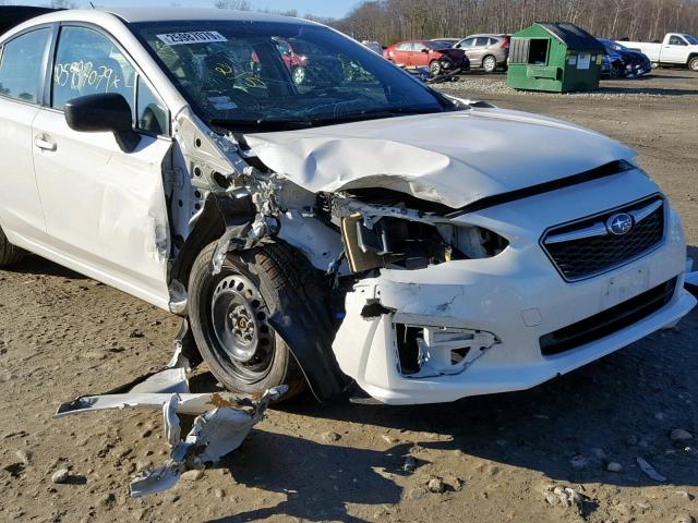 4S3GKAA6XH3611228 - 2017 SUBARU IMPREZA WHITE photo 9