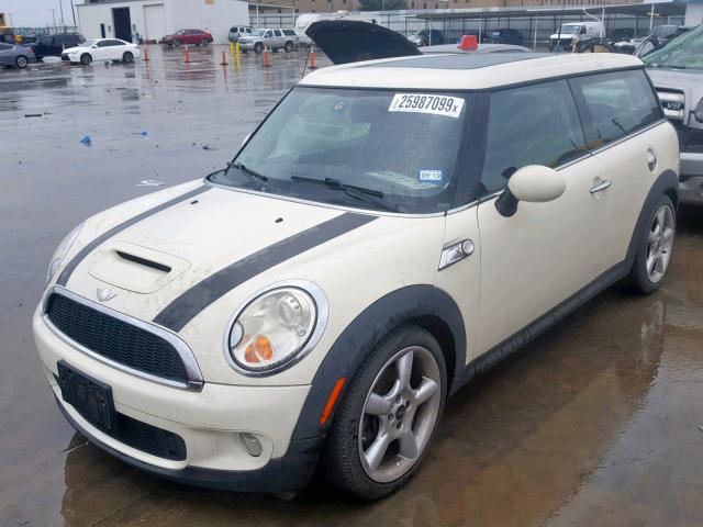 WMWMM33568TP88188 - 2008 MINI COOPER S C WHITE photo 2