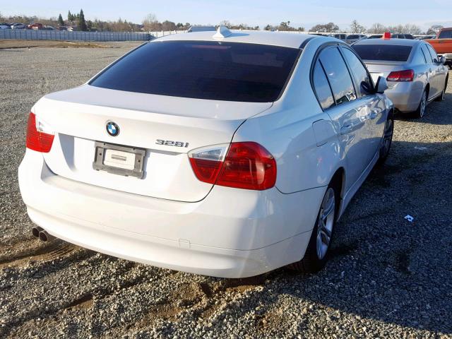 WBAVC53578FZ89857 - 2008 BMW 328 I SULE WHITE photo 4