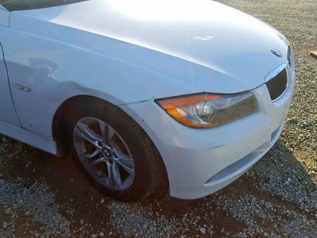 WBAVC53578FZ89857 - 2008 BMW 328 I SULE WHITE photo 9