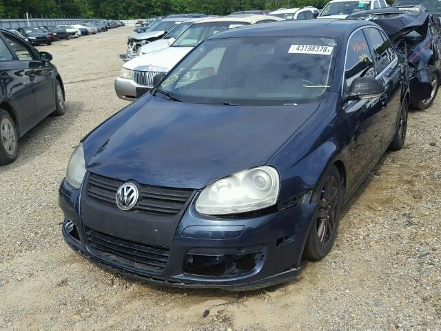 3VWDT71K96M846938 - 2006 VOLKSWAGEN JETTA TDI BLUE photo 2