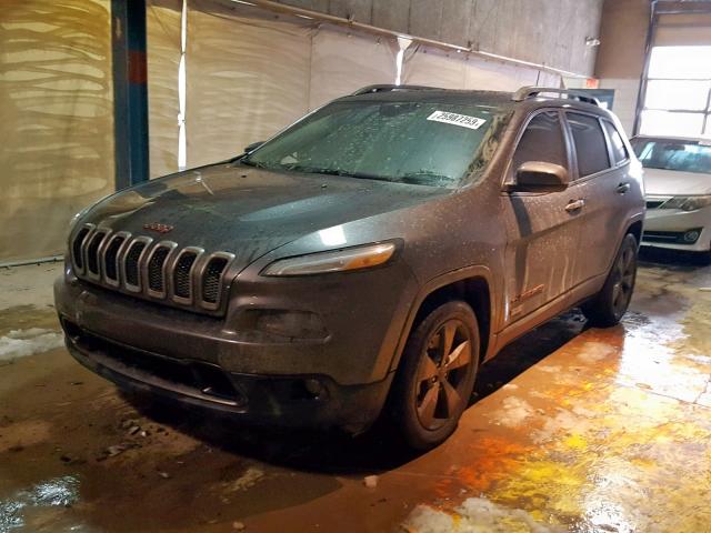 1C4PJLCS7HW554509 - 2017 JEEP CHEROKEE L BLACK photo 2