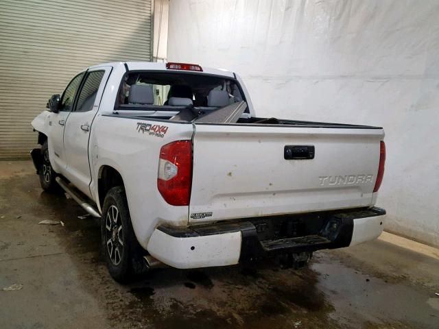 5TFHY5F18GX508663 - 2016 TOYOTA TUNDRA CRE WHITE photo 3