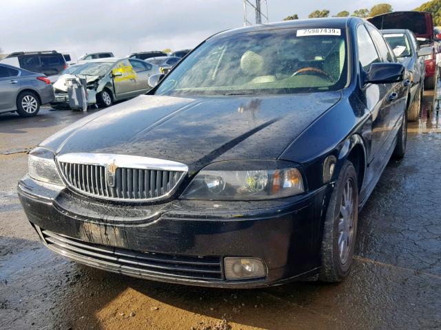 1LNHM86S44Y679417 - 2004 LINCOLN LS BLACK photo 2