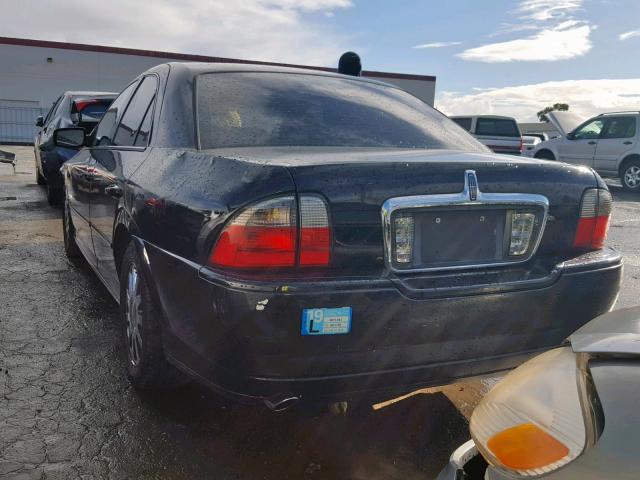 1LNHM86S44Y679417 - 2004 LINCOLN LS BLACK photo 3