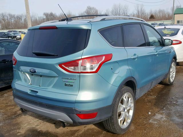 1FMCU0J9XDUB06674 - 2013 FORD ESCAPE TIT TEAL photo 4