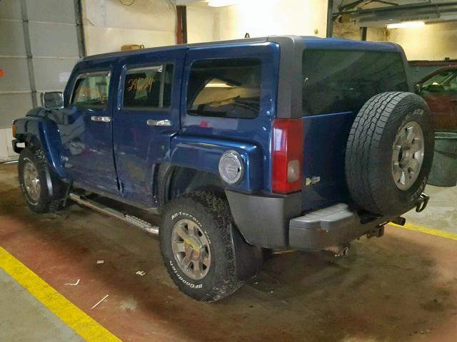 5GTDN136768181433 - 2006 HUMMER H3 BLUE photo 3