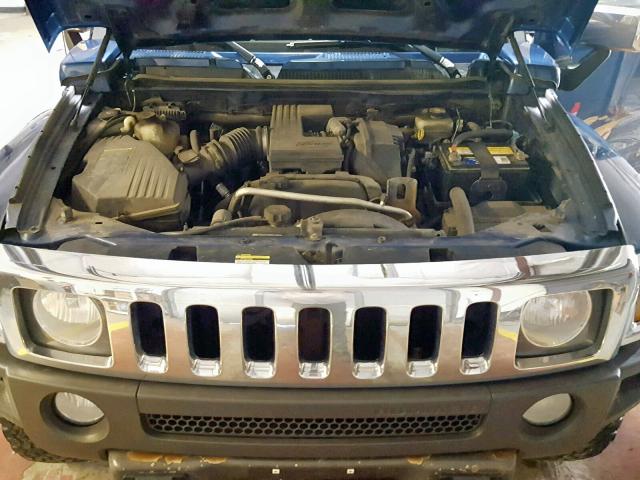 5GTDN136768181433 - 2006 HUMMER H3 BLUE photo 7