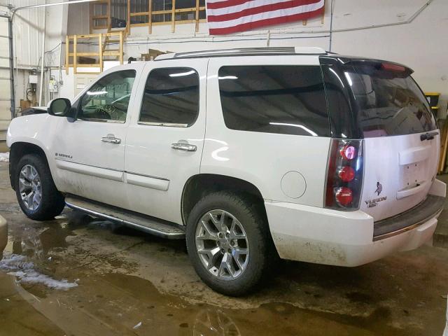 1GKFK63847J254683 - 2007 GMC YUKON DENA WHITE photo 3