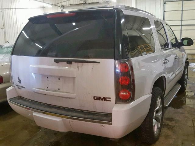 1GKFK63847J254683 - 2007 GMC YUKON DENA WHITE photo 4