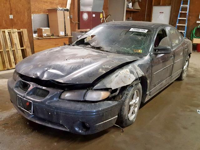 1G2WP52K0YF332681 - 2000 PONTIAC GRAND PRIX BLACK photo 2