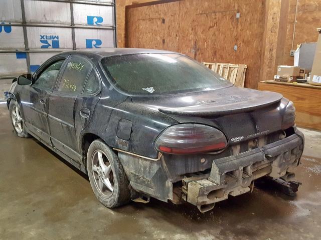 1G2WP52K0YF332681 - 2000 PONTIAC GRAND PRIX BLACK photo 3