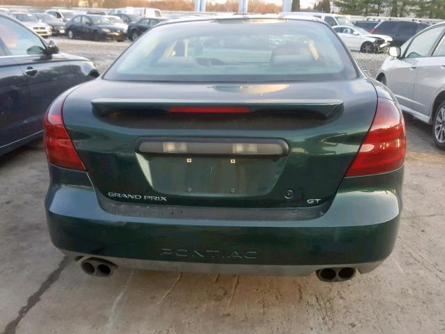 2G2WS522541121508 - 2004 PONTIAC GRAND PRIX 绿色 照片 9