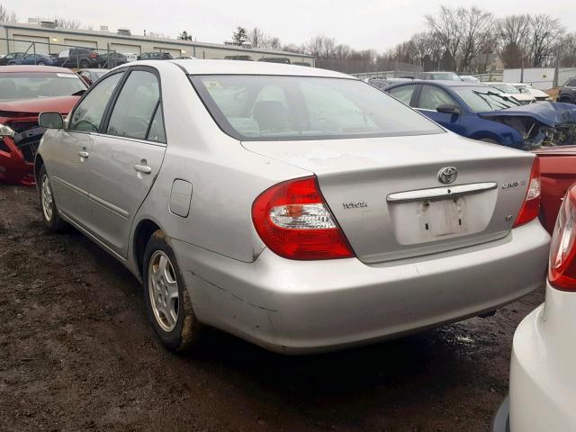 4T1BF32K43U544419 - 2003 TOYOTA CAMRY LE SILVER photo 3