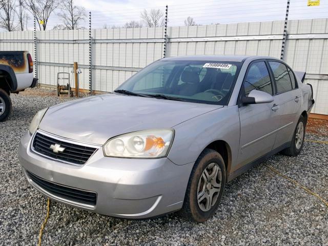 1G1ZS58F07F200982 - 2007 CHEVROLET MALIBU LS SILVER photo 2