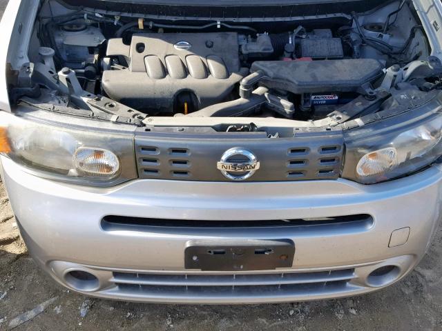 JN8AZ28R79T122587 - 2009 NISSAN CUBE BASE SILVER photo 7